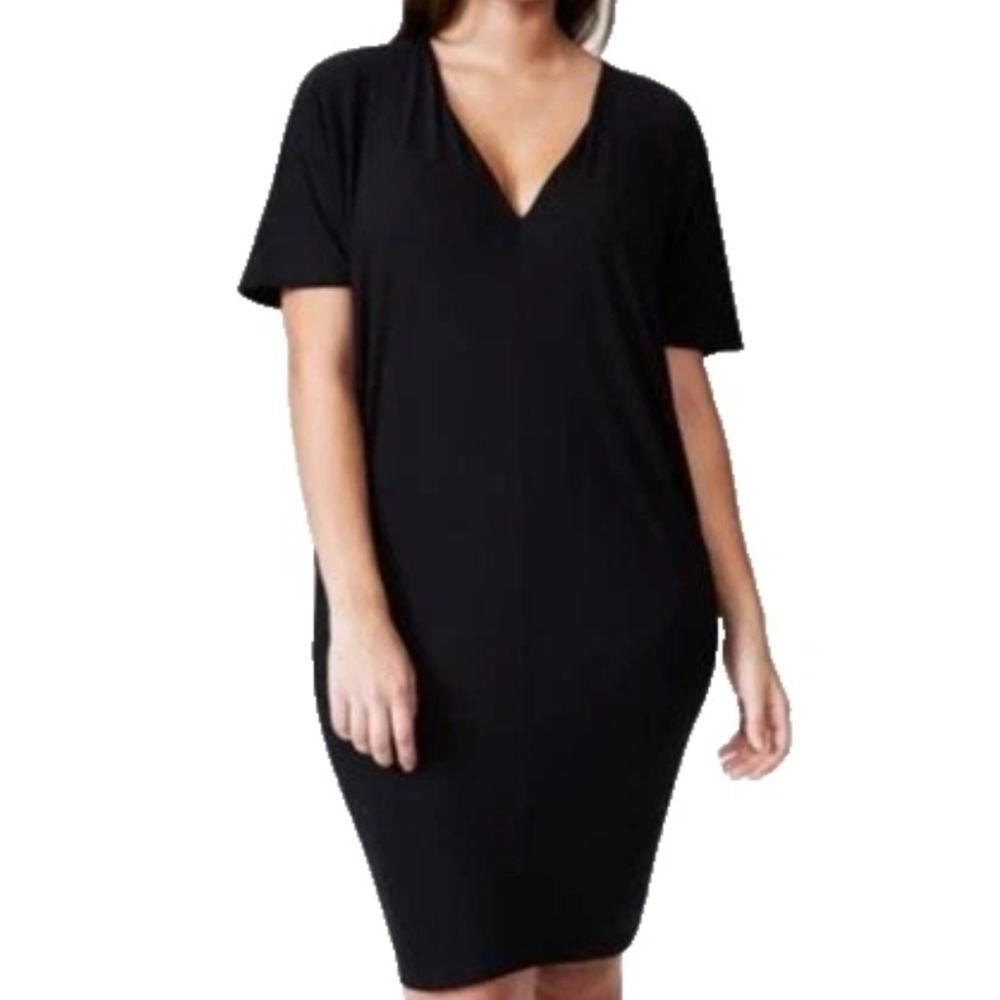 Universal Standard Liquid Jersey V-Neck Dress
